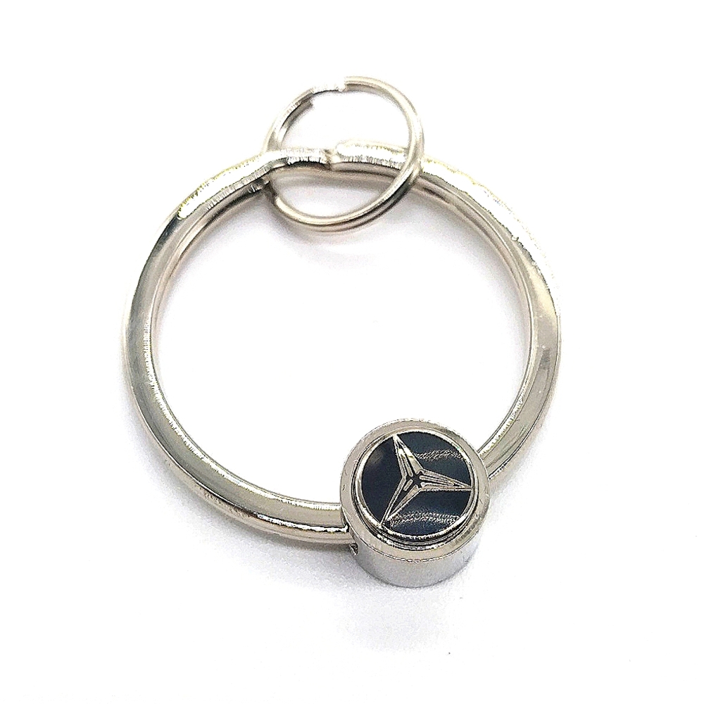 OEM Mercedes Benz Vintage Keychain Fob Charm NIB - Picture 2 of 5